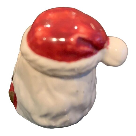 VINTAGE Ceramic 8pc MIniature Santa Claus Christmas TEA SET Replacement READ - Picture 7 of 11